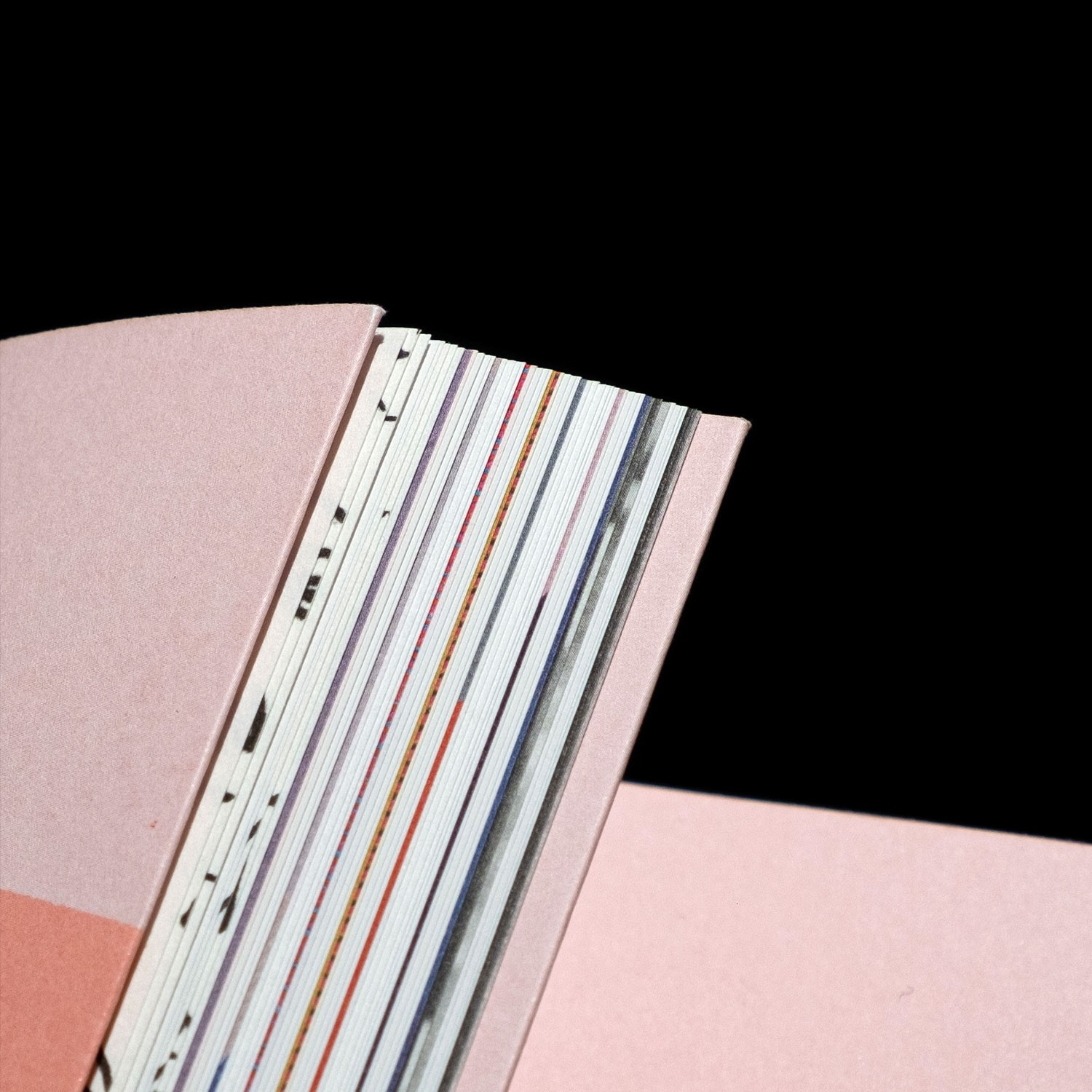 close up view of the different paper types