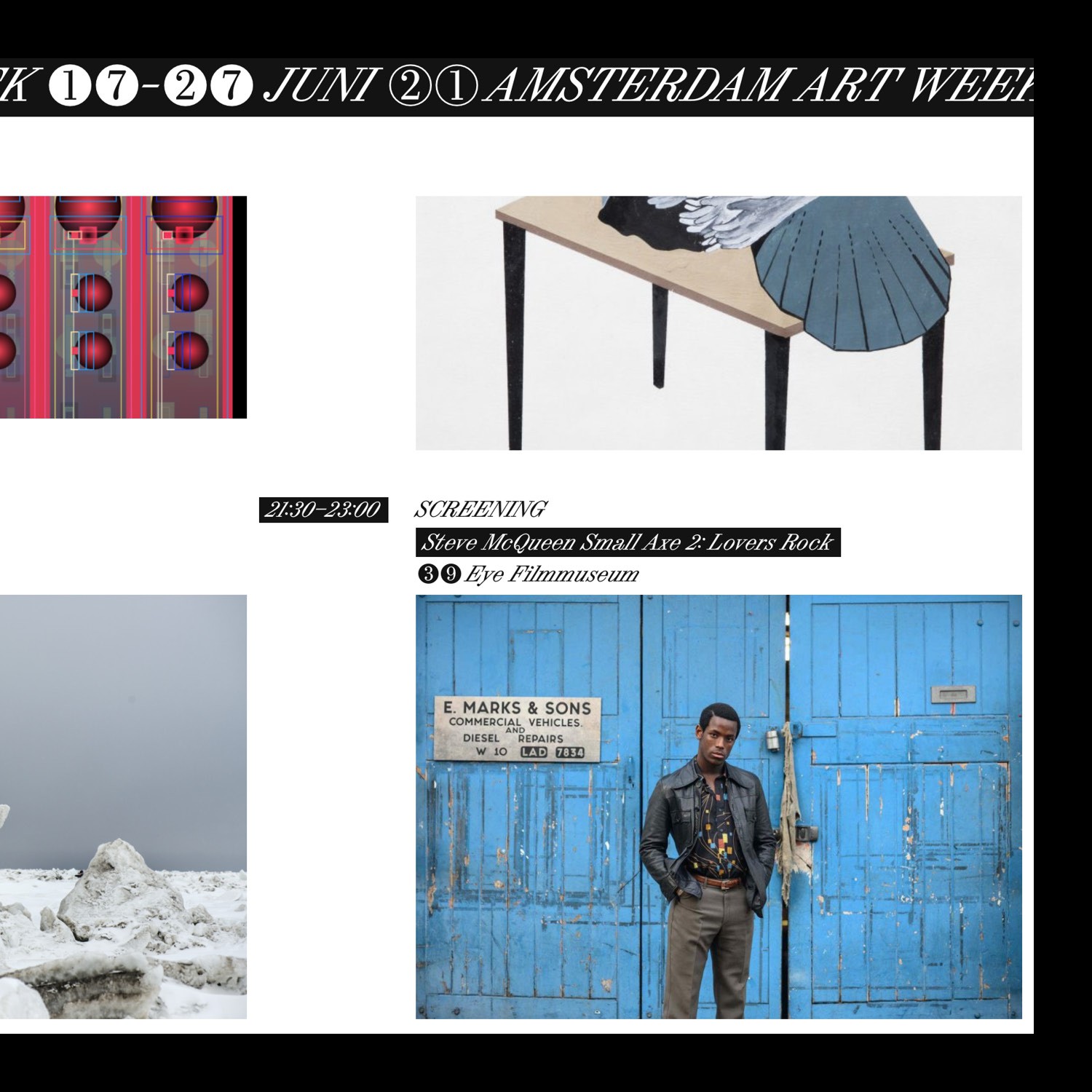 detail of event overview