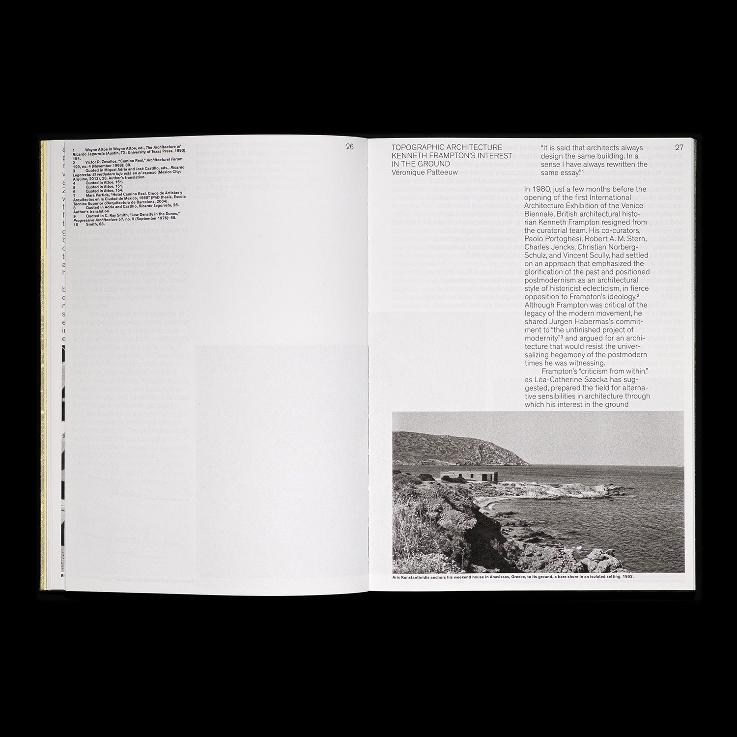 spread with sources, text and an image