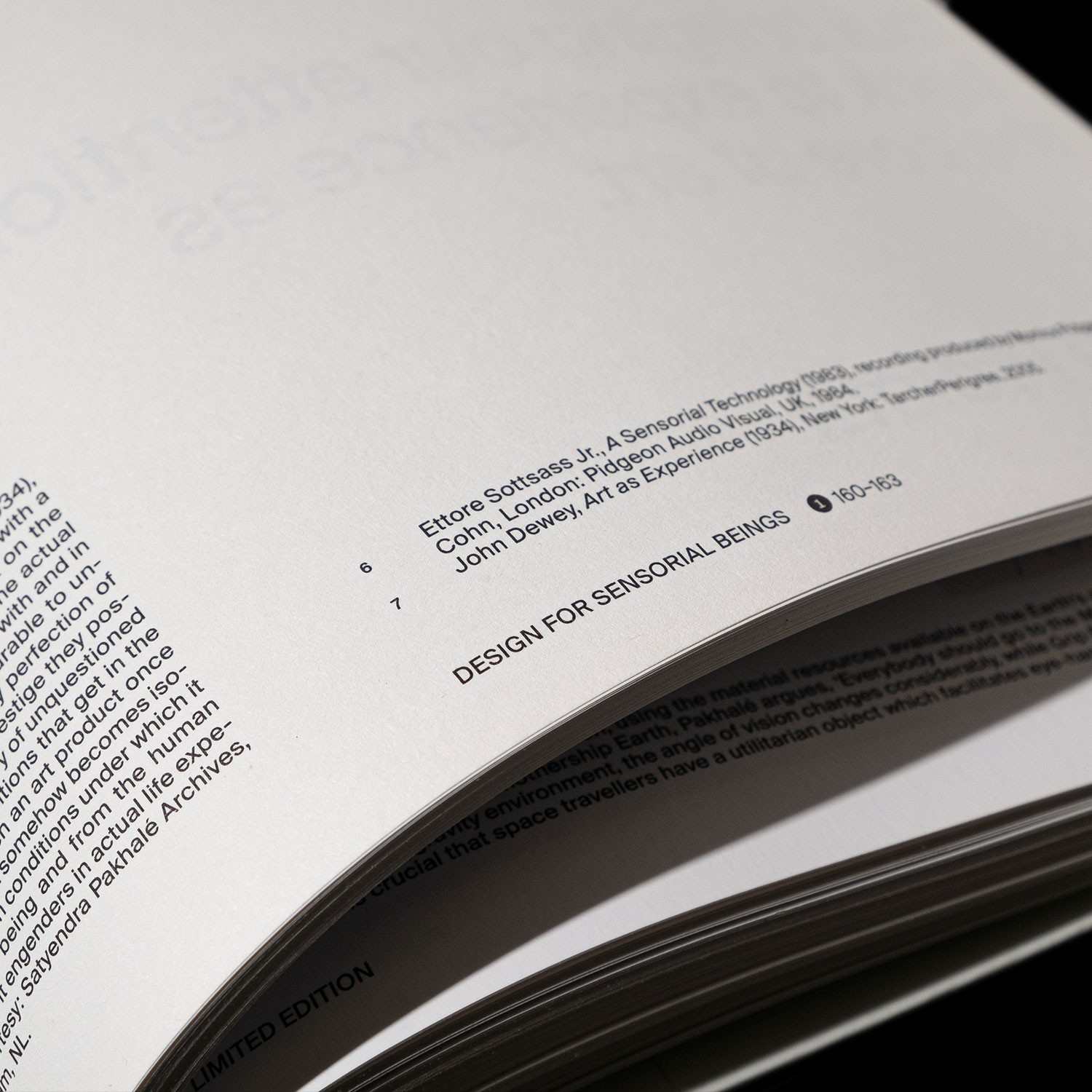 detail of typography